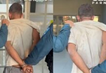 Suspeito de tentar agarrar crianças é agredido por populares e levado à delegacia em Parnaíba